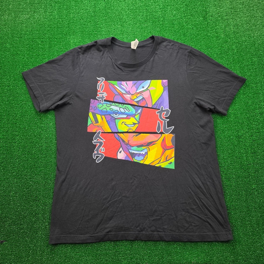 Dragon Ball Z Villains Pop-Art Graphic Tshirt Mens XL Freiza Cell Majin Buu